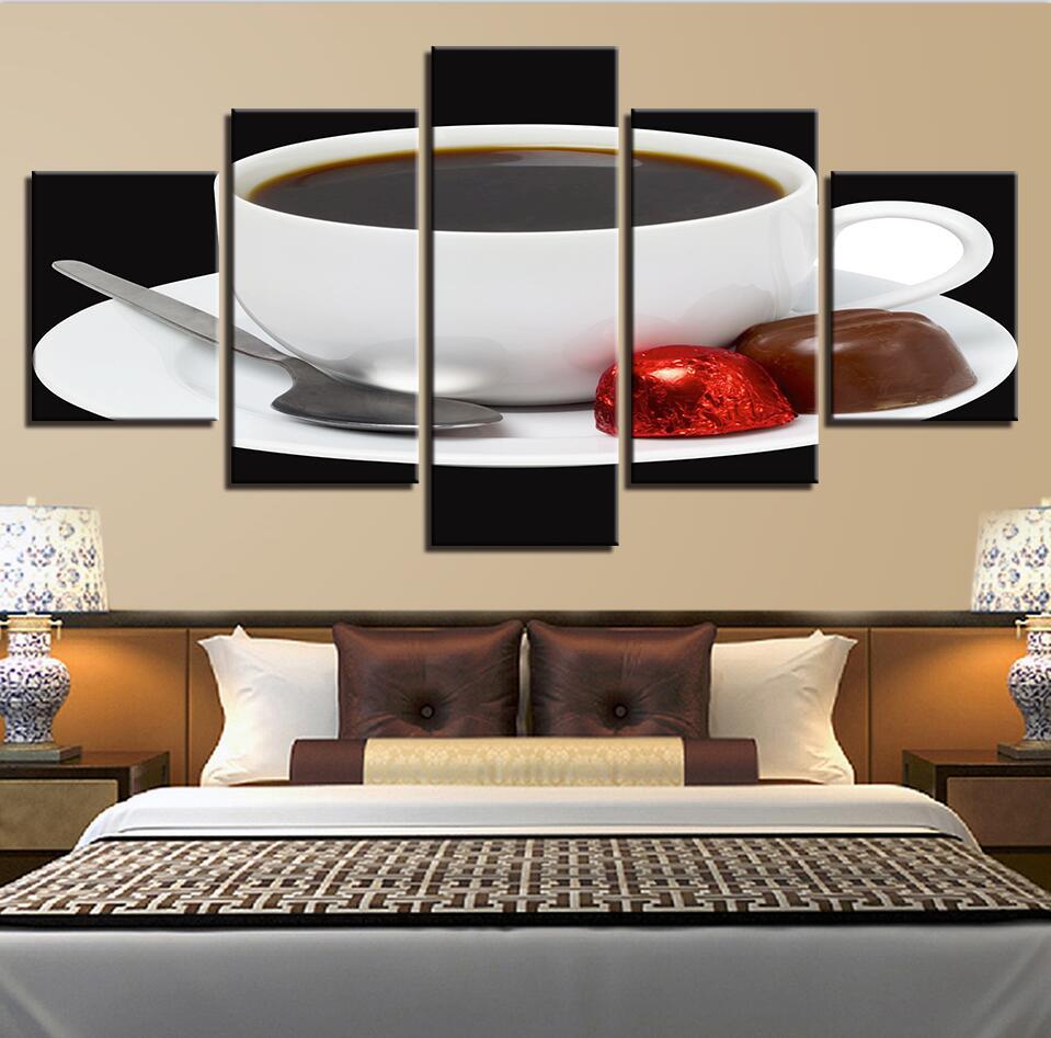 Coffee Cup Spoon 5 – Nature Canvas Wall Art