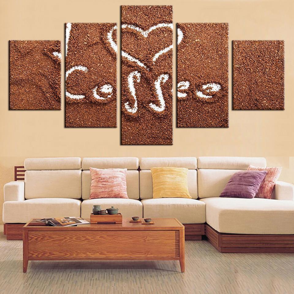 Coffee Draw Love – Nature Canvas Wall Art