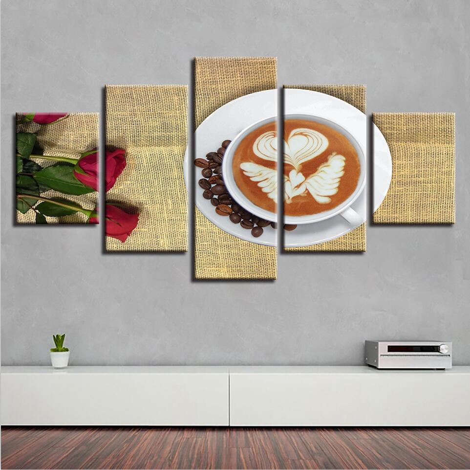 Coffee Drinks 6 – Kitchen Canvas Wall Art