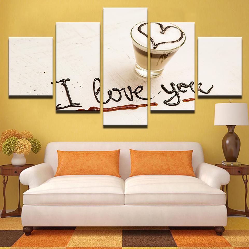 Coffee Love Macchiato – Nature Canvas Wall Art