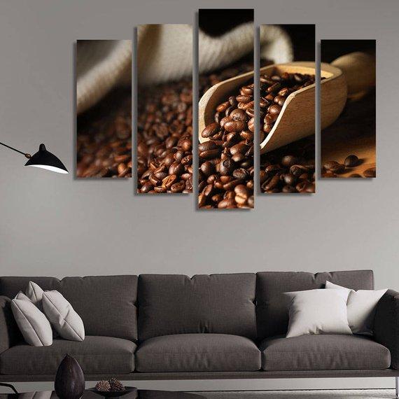 Coffee Scoop – Kitchen Canvas Wall Art