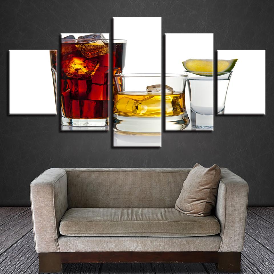 Coke Beer Foreign Wine – Wine Canvas Wall Art