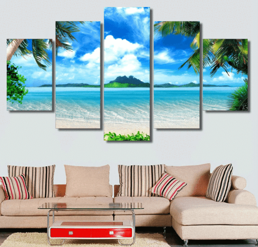 Cold Water Paradise – Nature Canvas Wall Art