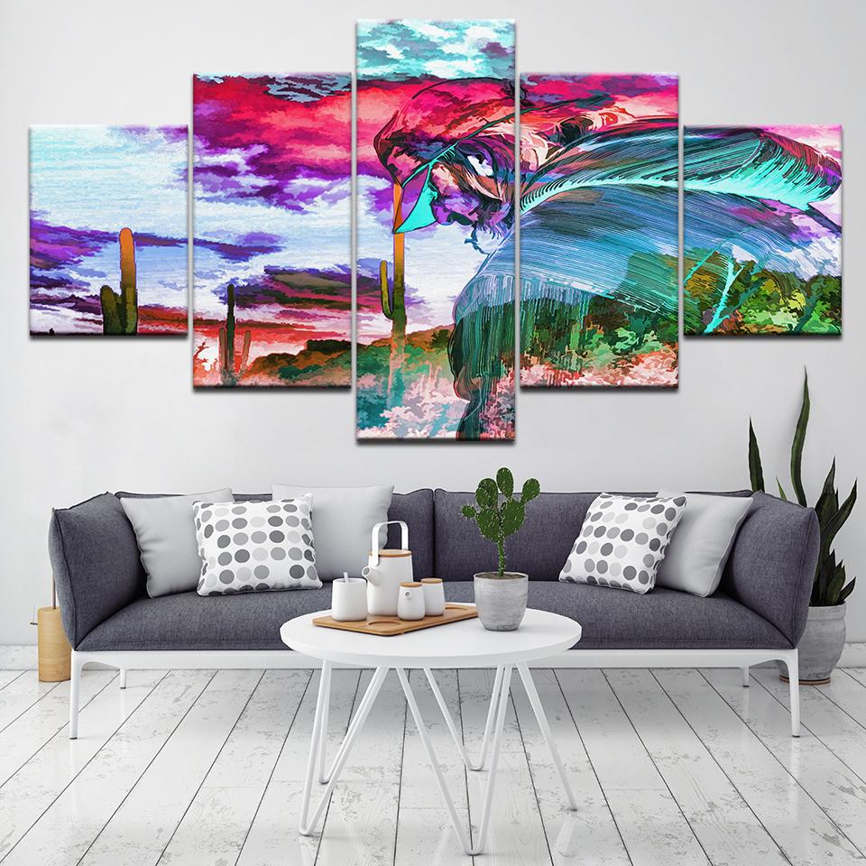 Color Character – Abstract Canvas Wall Art