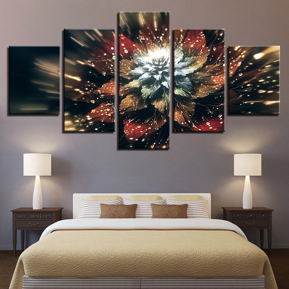 Color Flower – Abstract Canvas Wall Art