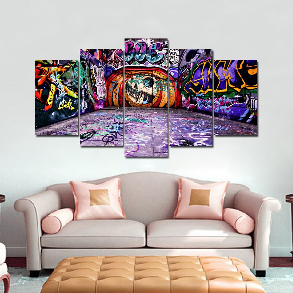 Color Graffiti – Abstract Canvas Wall Art