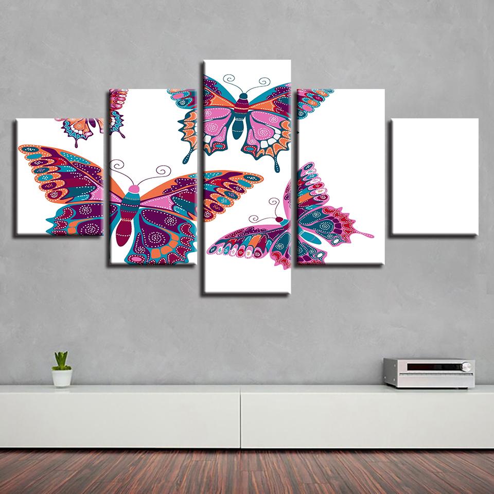 Colorful Butterfly 03 – Animal Canvas Wall Art