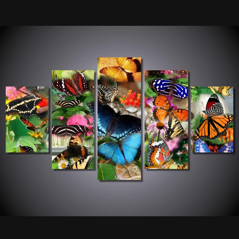Colorful Butterfly 1 – Animal Canvas Wall Art
