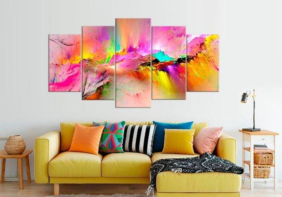 Colorful Extra Large – Abstract Canvas Wall Art