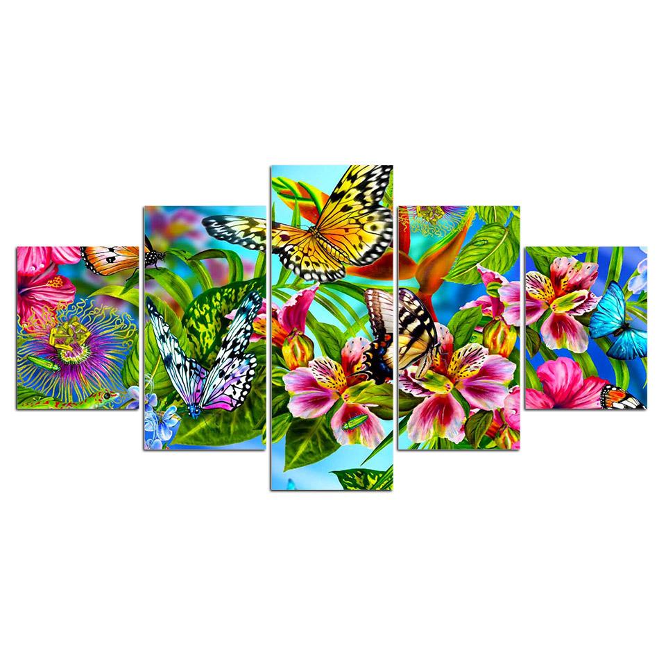 Colorful Flowers 03 – Nature Canvas Wall Art