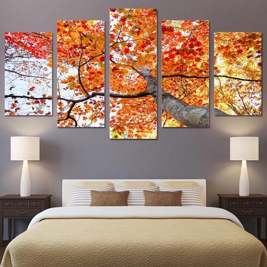 Colorful Leaves In Fall – Nature Canvas Wall Art