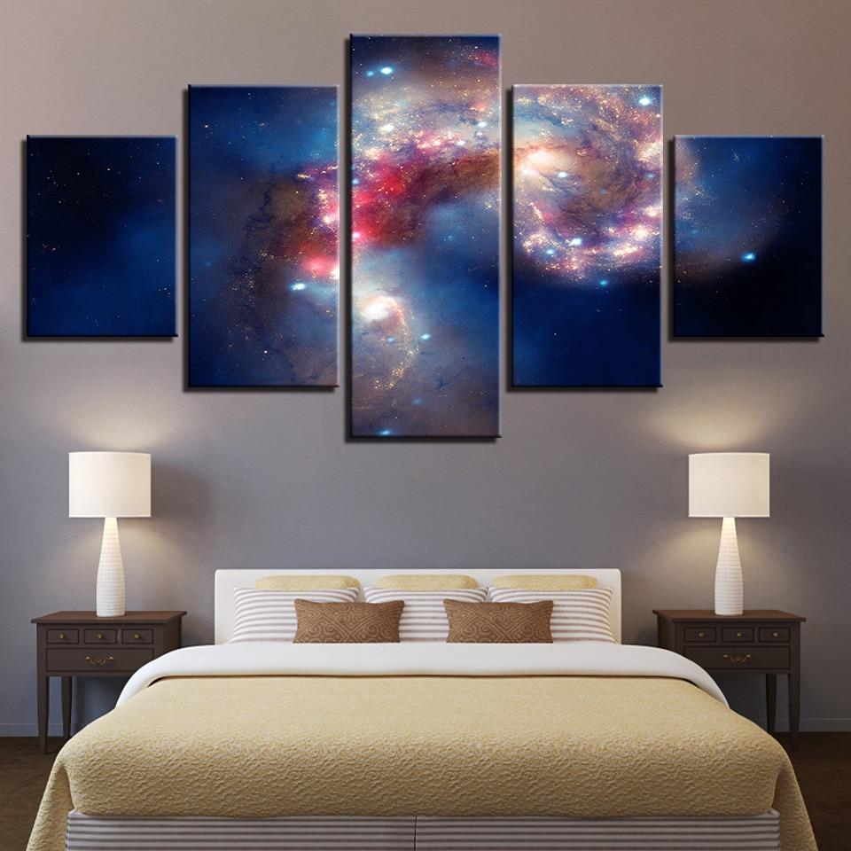 Colorful Star Cloud – Sapce Canvas Wall Art