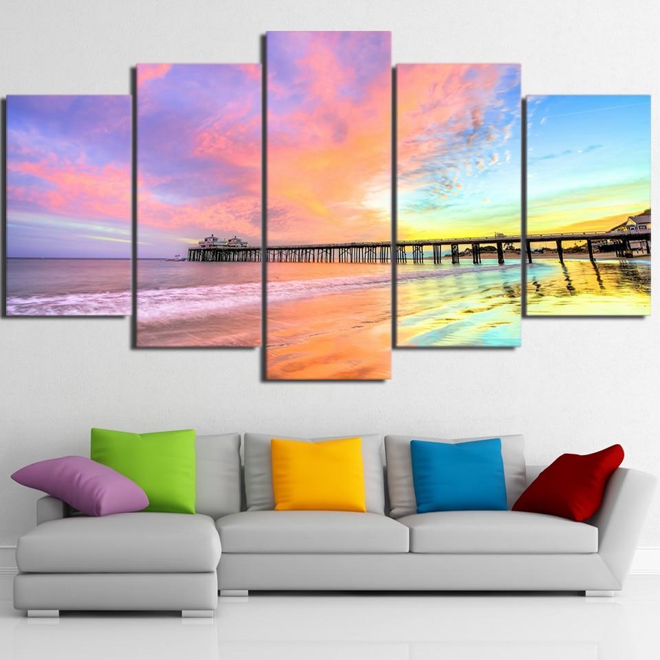 Colorful Sunset 01 – Nature Canvas Wall Art