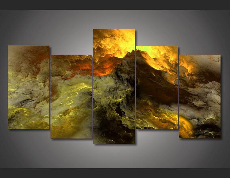Colors Clouds 2 – Abstract Canvas Wall Art