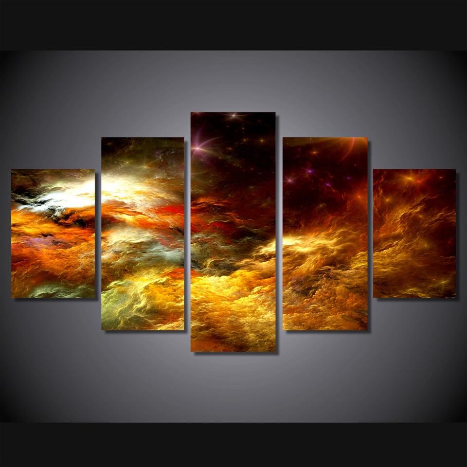 Colors Clouds 4 – Abstract Canvas Wall Art