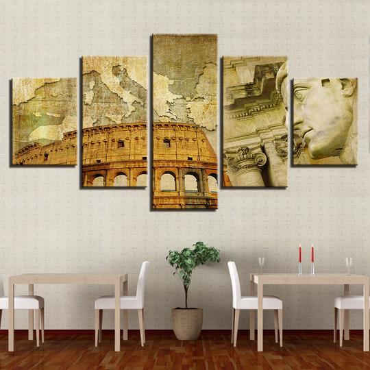 Colosseum Rome Italy – Nature Canvas Wall Art