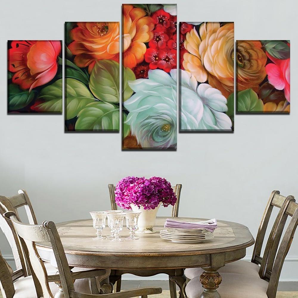 Colourful Flowers 12 – Nature Canvas Wall Art