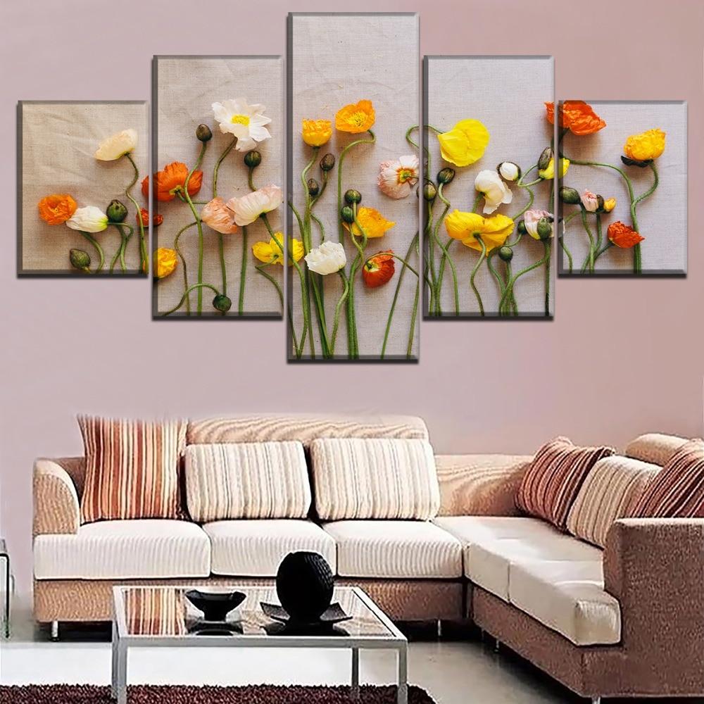 Colourful Flowers 16 – Nature Canvas Wall Art