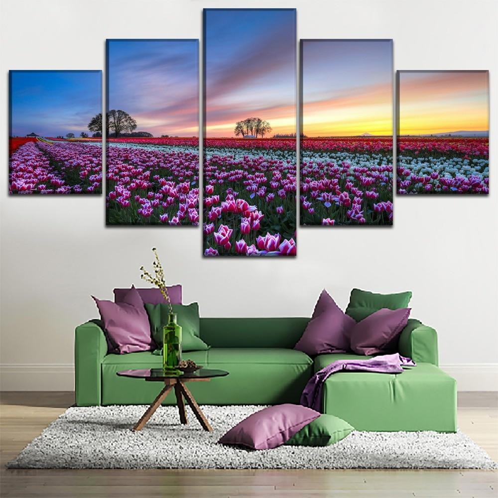 Colourful Flowers 18 – Nature Canvas Wall Art