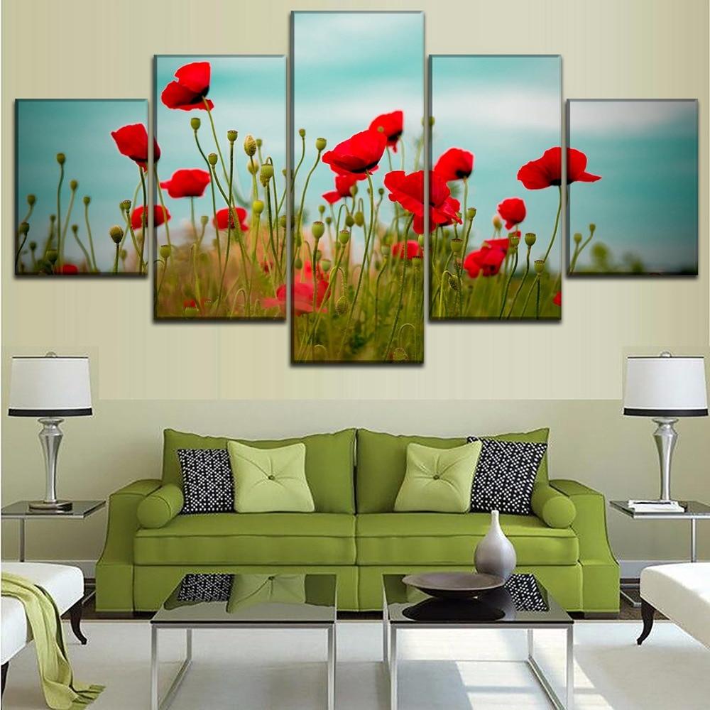 Colourful Flowers 19 – Nature Canvas Wall Art