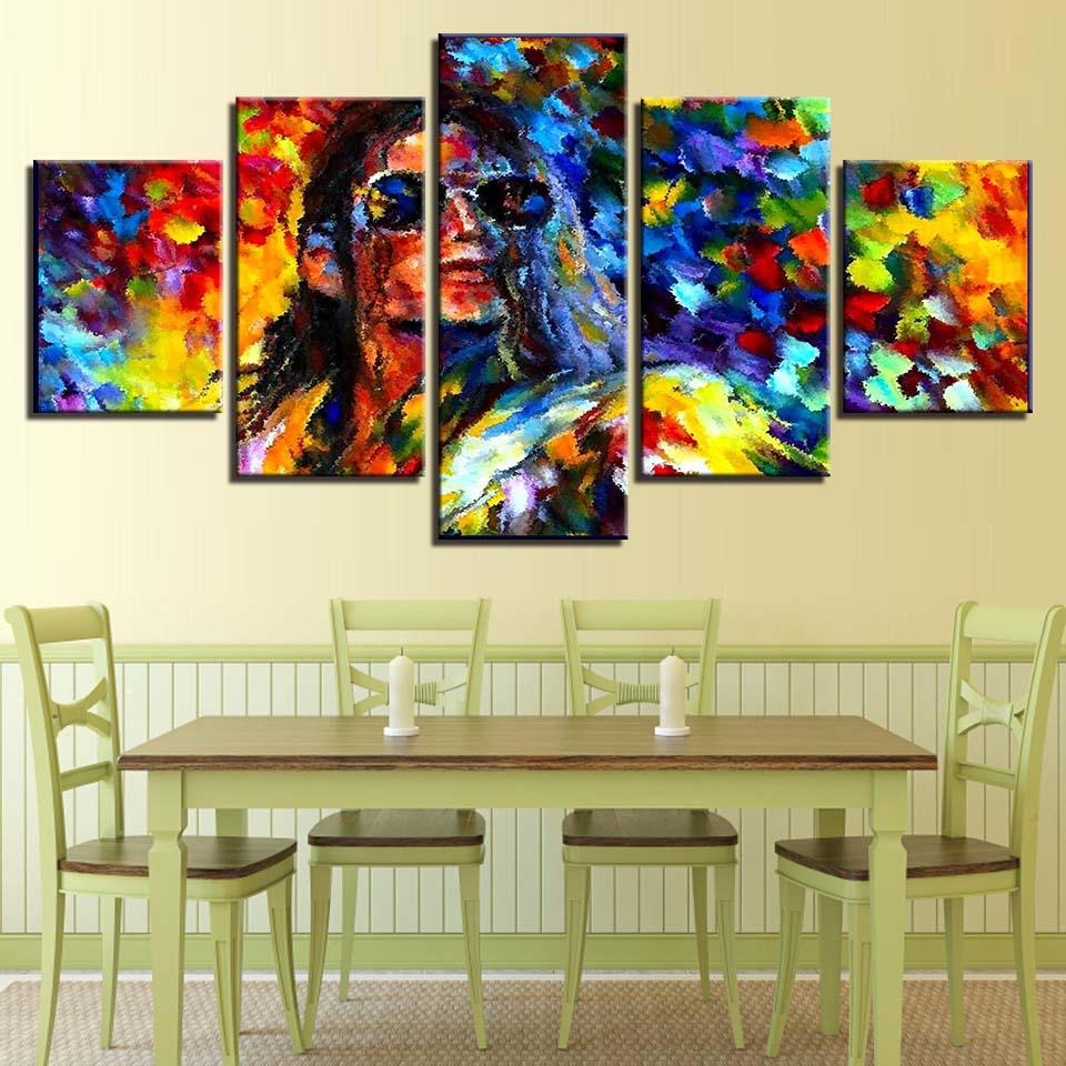 Colourful Michael Jackson – Famous Person Canvas Wall Art