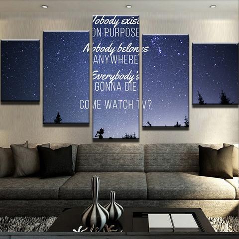 Come Watch Tv – Cartoon Canvas Wall Art