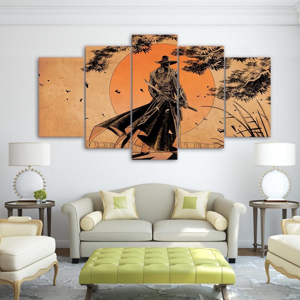 Comic Samurai – Anime Canvas Wall Art