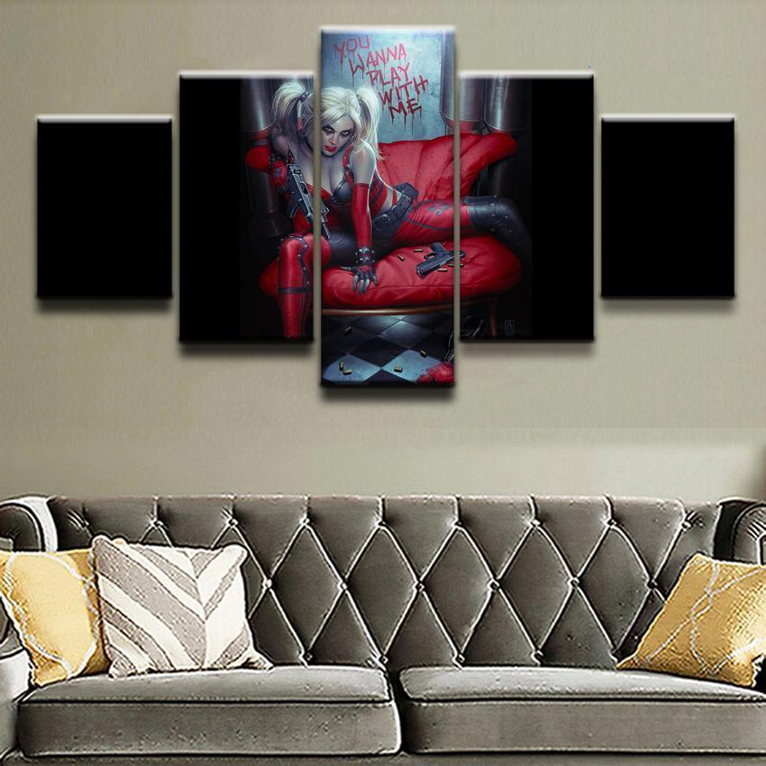 Comics Harley Quinn Dc – Canvas Wall Art