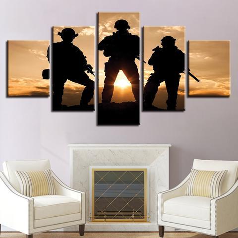 Coming Home – Army Canvas Wall Art