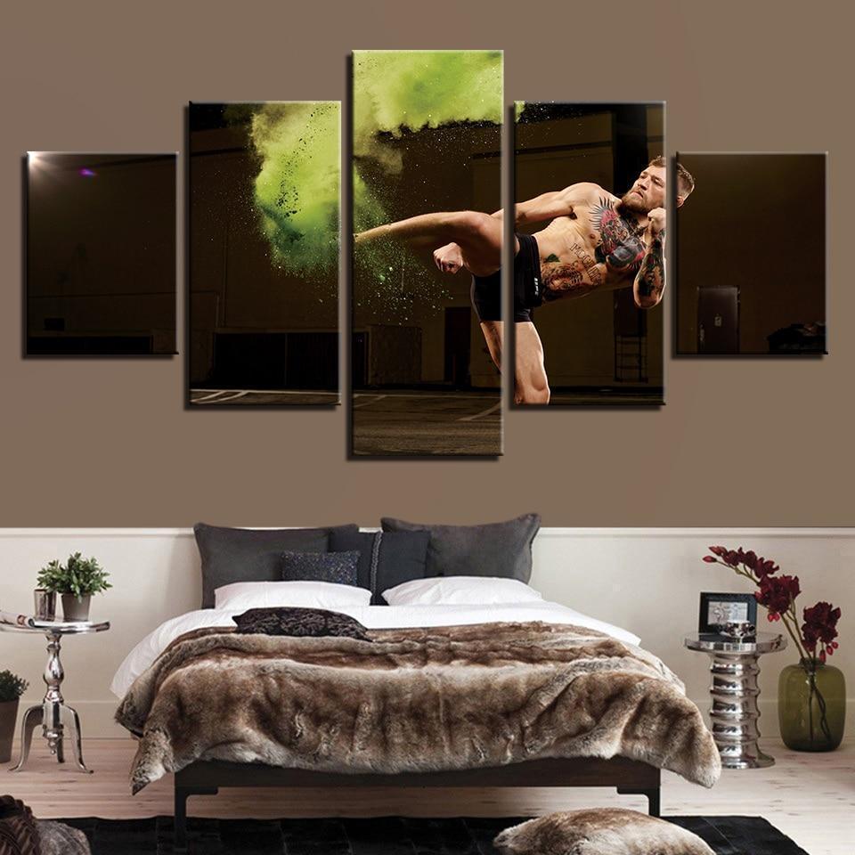Connor Macgregor Kicking – Famous Person Canvas Wall Art