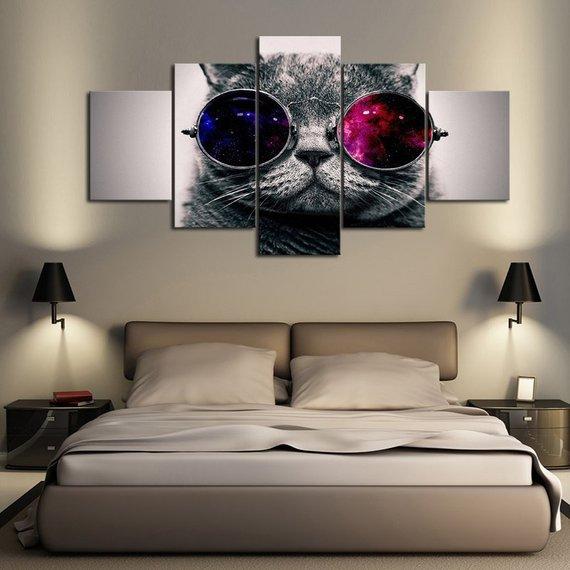 Cool Cat – Animal Canvas Wall Art