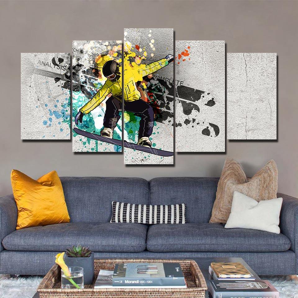 Cool Ski 01 – Sport Canvas Wall Art