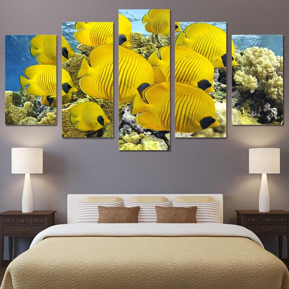 Coral Marine Fish – Animal Canvas Wall Art