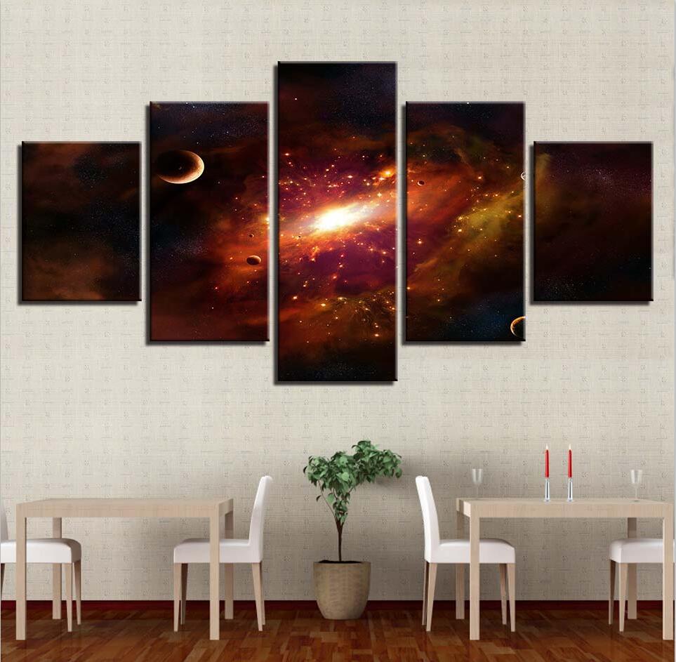 Cosmic Planetary Vortex 2 – Space Canvas Wall Art