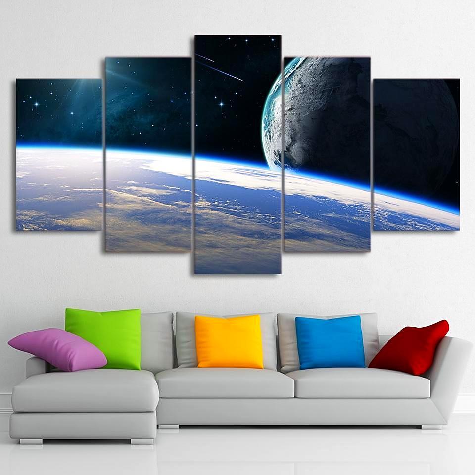 Cosmic Planets – Space Universe Canvas Wall Art