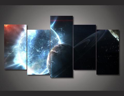 Cosmos Galaxy Star – Space Canvas Wall Art