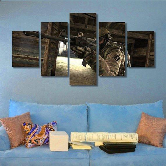 Counter Strike 02 – Sport Canvas Wall Art