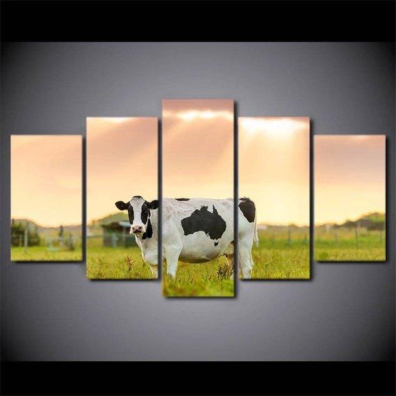 Cow Farm – Animal Canvas Wall Art