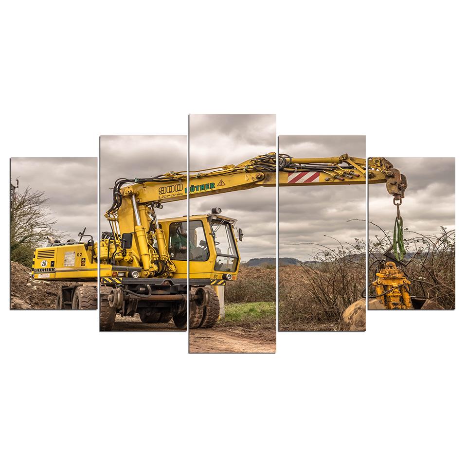 Crane 01 – Automative Canvas Wall Art