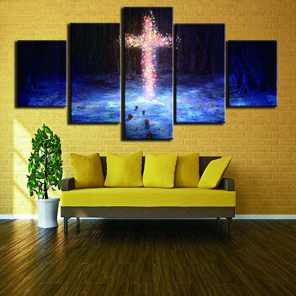 Cross Landscape – Nature Canvas Wall Art