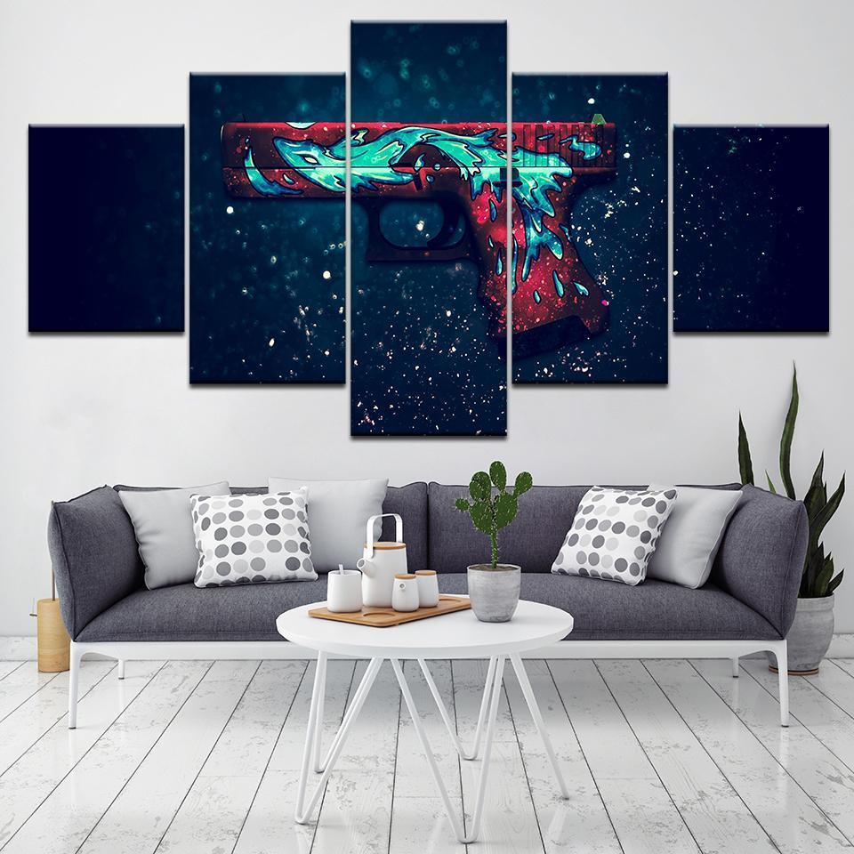 Cs Go Pistol Gaming – Canvas Wall Art