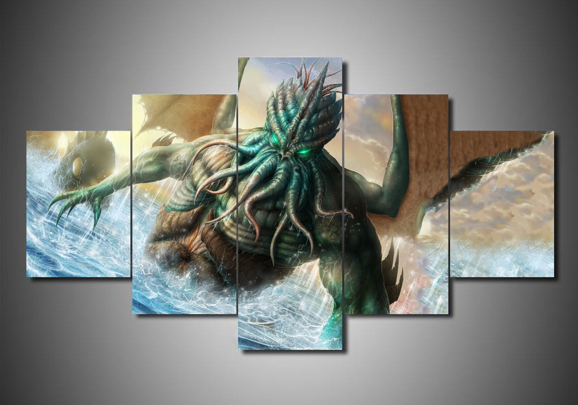 Cthulhu Mythos Abstract -Cv Canvas Wall Art