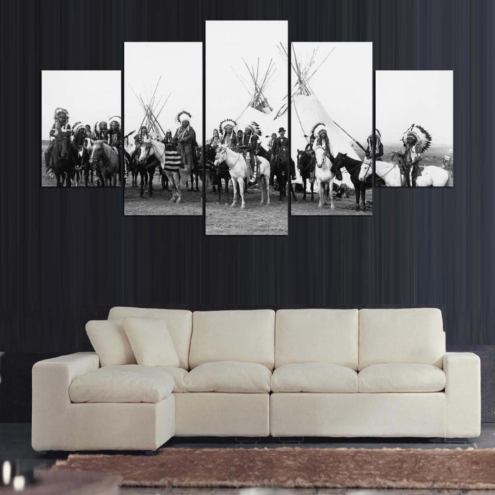 Cuadros Indians – Army Canvas Wall Art