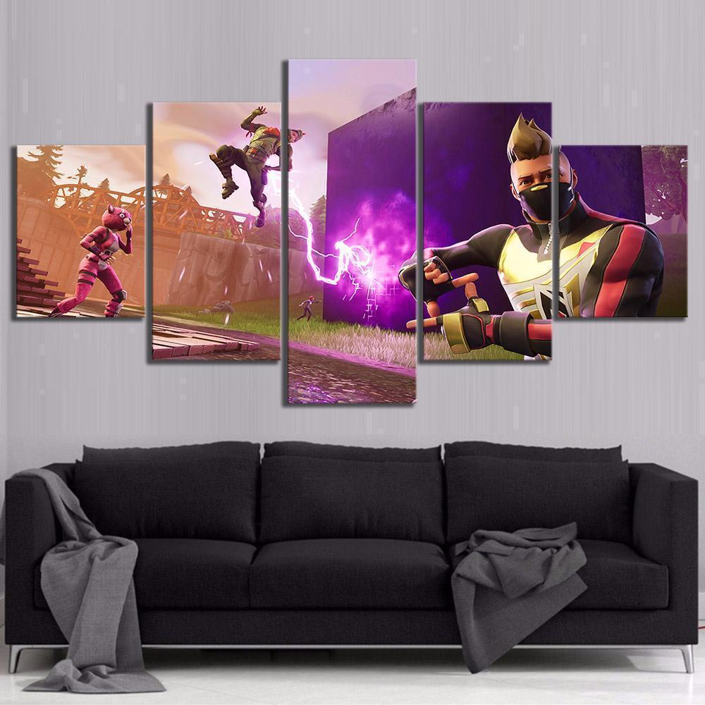 Cube Drift Rex – Gaming Canvas Wall Art