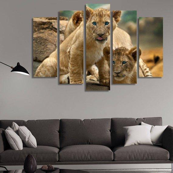 Cute Baby Tiger – Animal Canvas Wall Art
