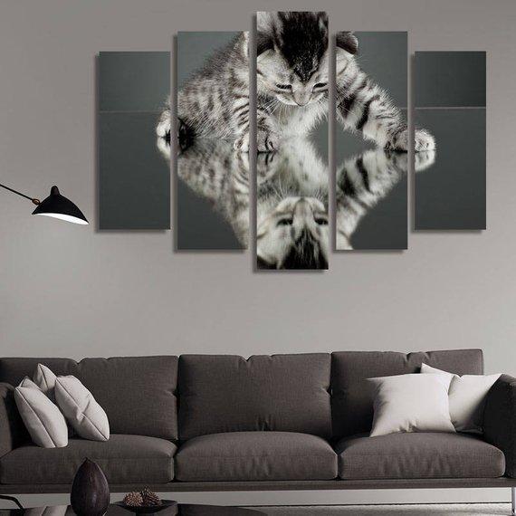 Cute Cat 1 – Animal Canvas Wall Art