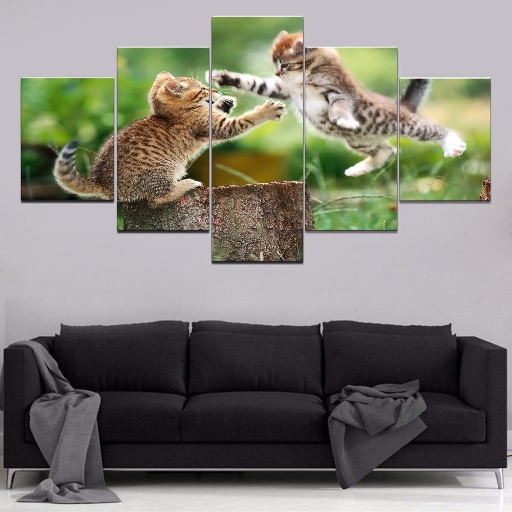 Cute Cat 5 – Animal Canvas Wall Art