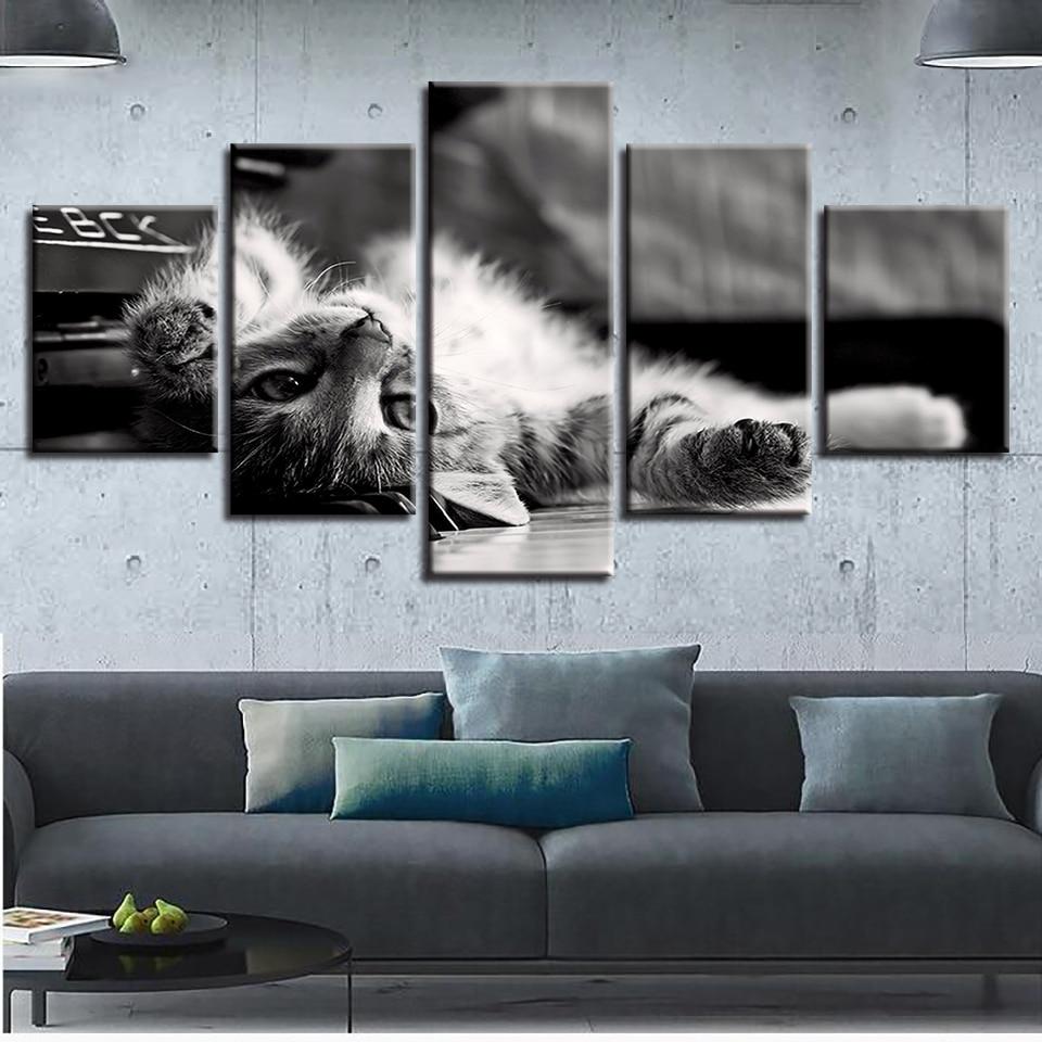 Cute Cat 8 – Animal Canvas Wall Art
