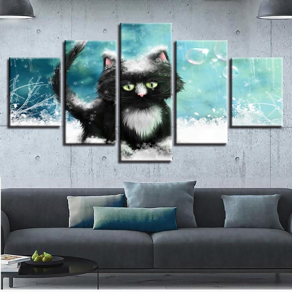 Cute Cat 9 – Animal Canvas Wall Art