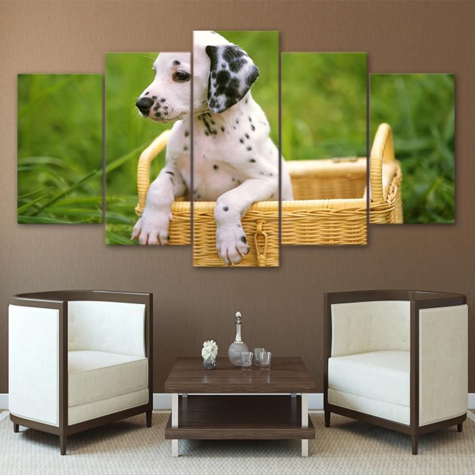 Cute Pet Dalmatian – Animal Canvas Wall Art